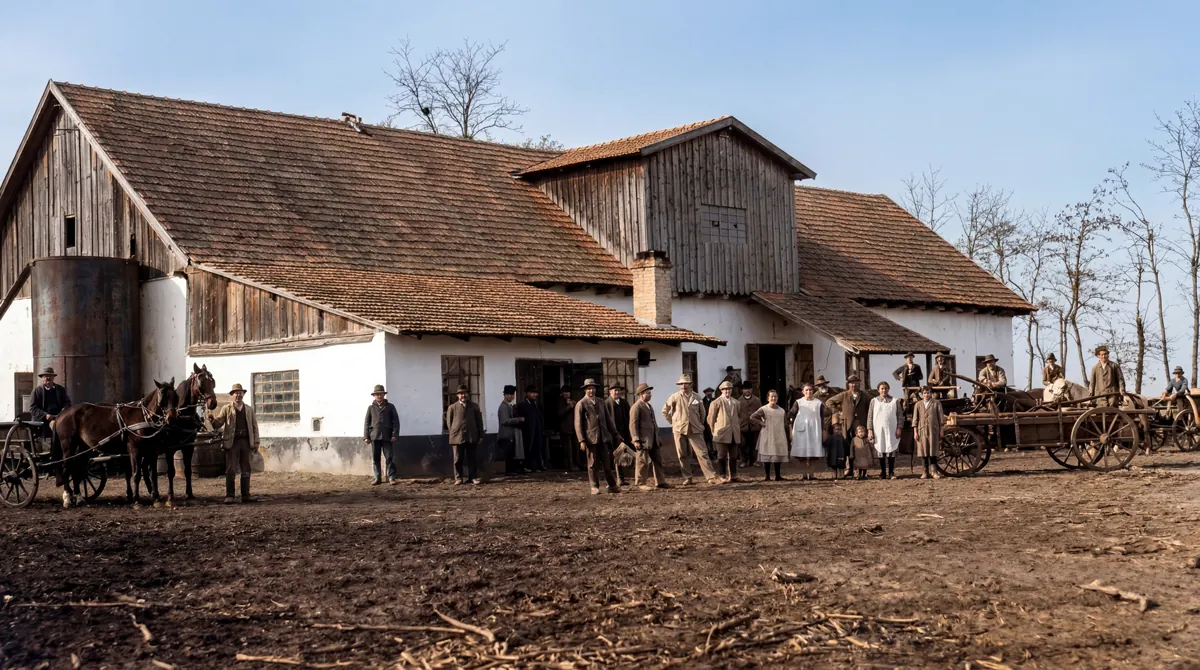 Véha Máté hunyai malma az 1920-as években