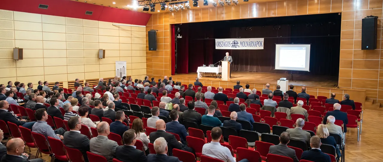 Konferenciaterem az Országos Molnárnapokon